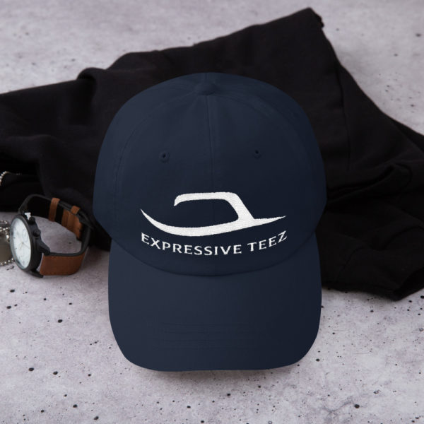 Navy Dad Hat by Expressive Teez