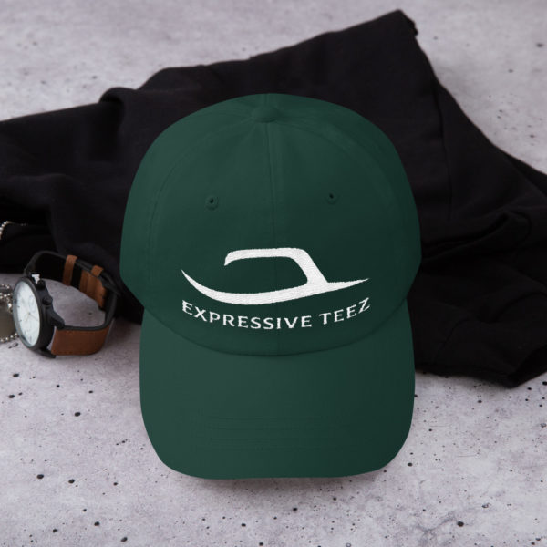 Dark Green - Spruce Dad Hat by Expressive Teez