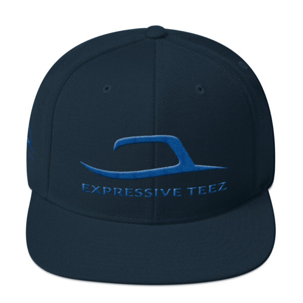Royal Blue and Navy Blue Snapback Classics by Expressive Teez