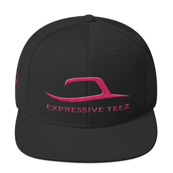 Pink and Black Snapback Classics by Expressive Teezink