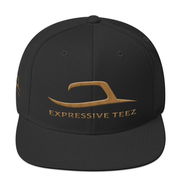 Rusty Gold and Black Snapback Classics by Expressive Teez