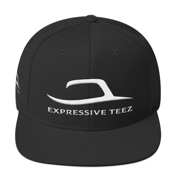 White and Black Snapback Classics by Expressive Teez