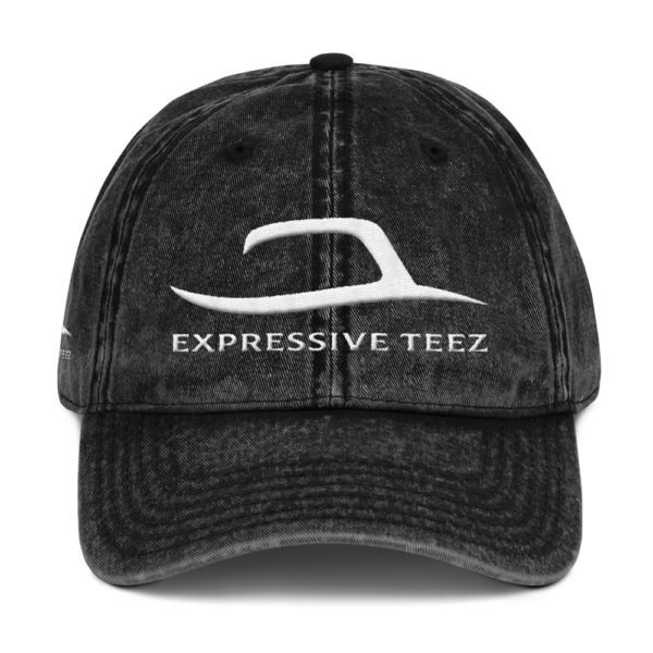 Black Expressive Teez Cotton Twill Cap