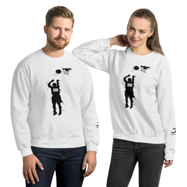 Expressive Teez Official Splash Brothers Sweatshirt Stephen Curry White