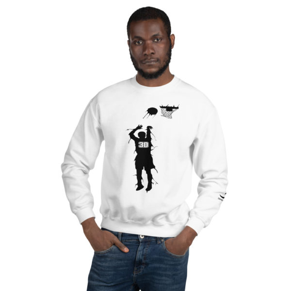 White Stephen Curry Splash Brothers Sweatshirt by Expressive Teez