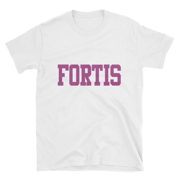 White short sleeve Fortis The Brave tee shirts by Expressive Teez