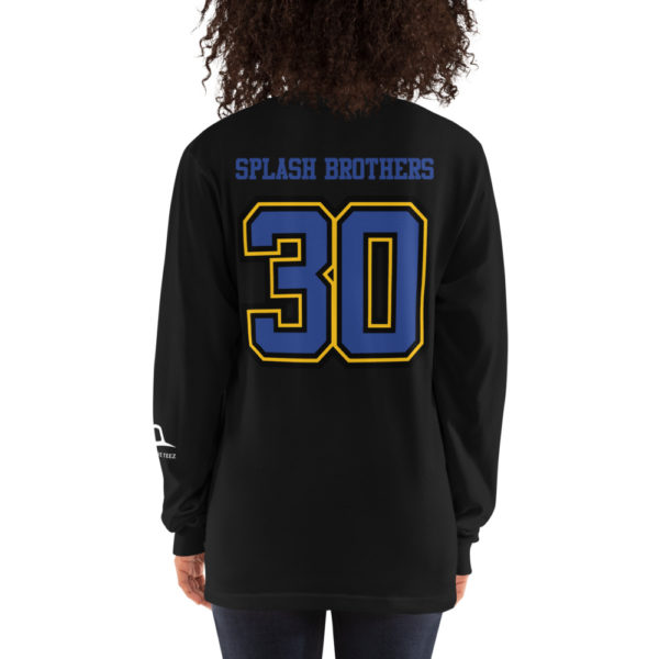 Black Stephen Curry Long sleeve shirt by Expressive Teez