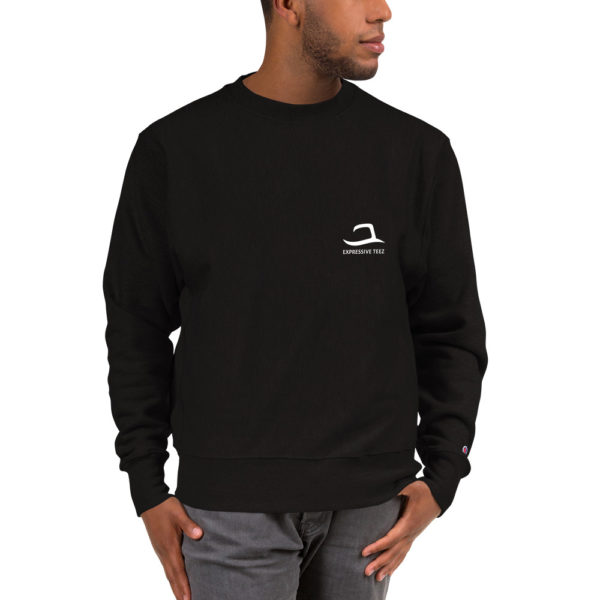 Black Champion sweatshirt by Expressive Teez
