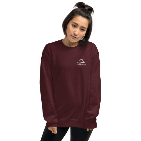 Maroon Expressive Teez sweatshirts