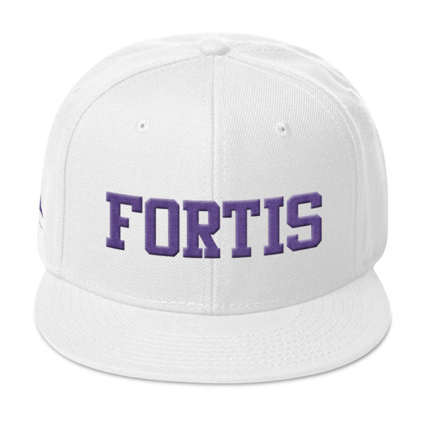 White Fortis snapback by Expressive Teez