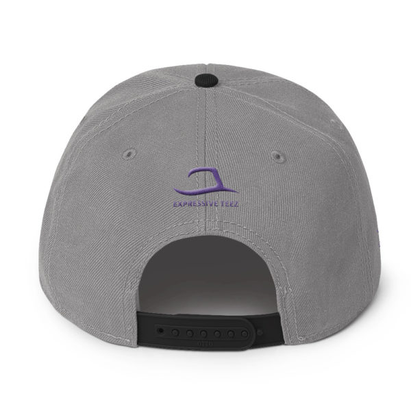 Black and Gray Fortis snapback by Expressive Teez