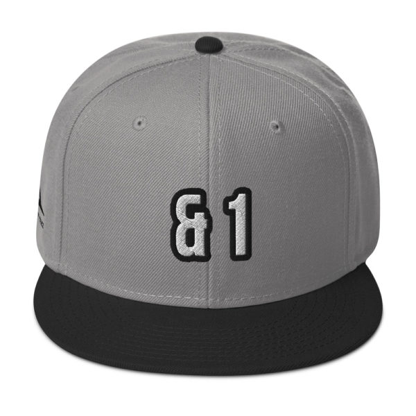 Black and Gray Expressive Teez And 1 Basketball Snapback Hat