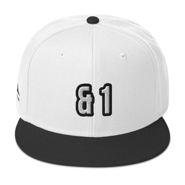 Black and White Expressive Teez And 1 Basketball Snapback Hat