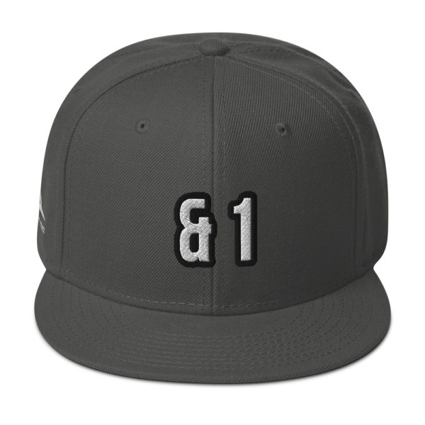 Charcoal Gray Expressive Teez And 1 Basketball Snapback Hat
