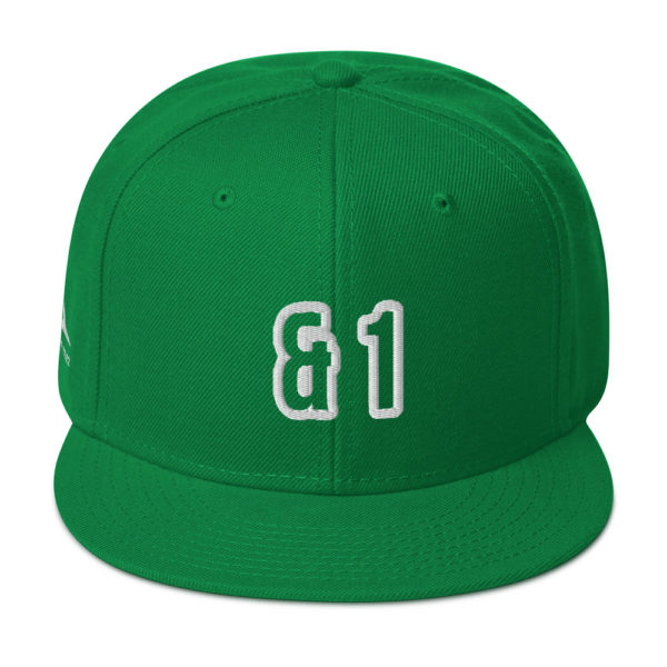 Kelly Green Expressive Teez And 1 Basketball Snapback Hat